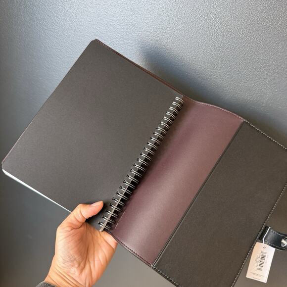 Coach CCF42 Notebook With Butterfly Print novelty leather/Silver - Picture 6 of 6